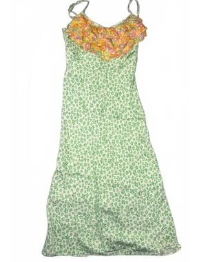 RIXO x Target Floral Maxi Dress XXS NWT Ruffle Slip Dress Cottagecore